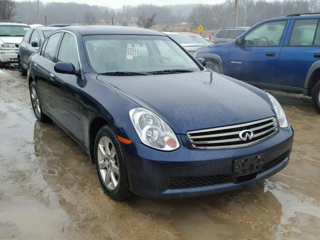 JNKCV51F26M612697 - 2006 INFINITI G35 BLUE photo 1