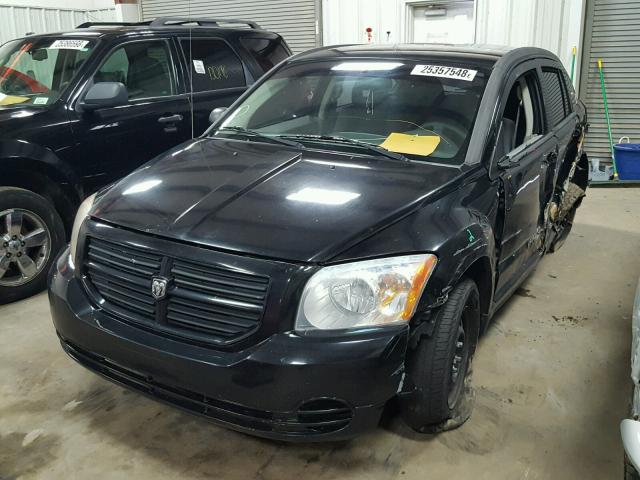 1B3HB28BX7D106765 - 2007 DODGE CALIBER BLACK photo 2