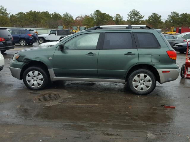 JA4LZ31F64U031785 - 2004 MITSUBISHI OUTLANDER GREEN photo 9