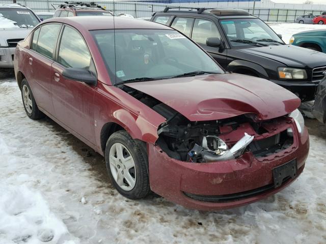 1G8AJ55FX7Z112655 - 2007 SATURN ION LEVEL RED photo 1