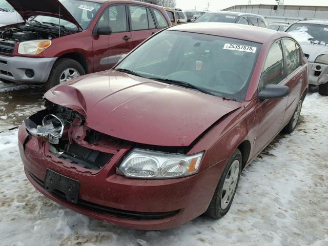 1G8AJ55FX7Z112655 - 2007 SATURN ION LEVEL RED photo 2