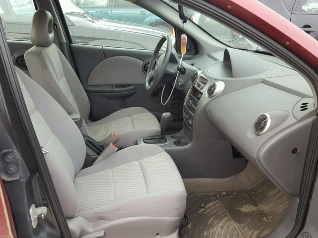 1G8AJ55FX7Z112655 - 2007 SATURN ION LEVEL RED photo 5