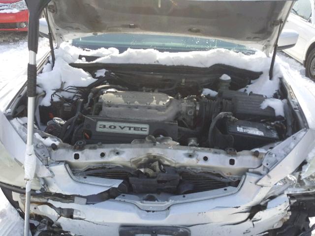 1HGCM66555A050533 - 2005 HONDA ACCORD EX SILVER photo 7