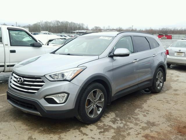 KM8SN4HF7EU054207 - 2014 HYUNDAI SANTA FE G GRAY photo 2