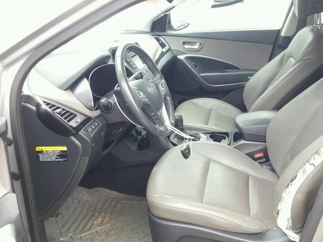 KM8SN4HF7EU054207 - 2014 HYUNDAI SANTA FE G GRAY photo 5