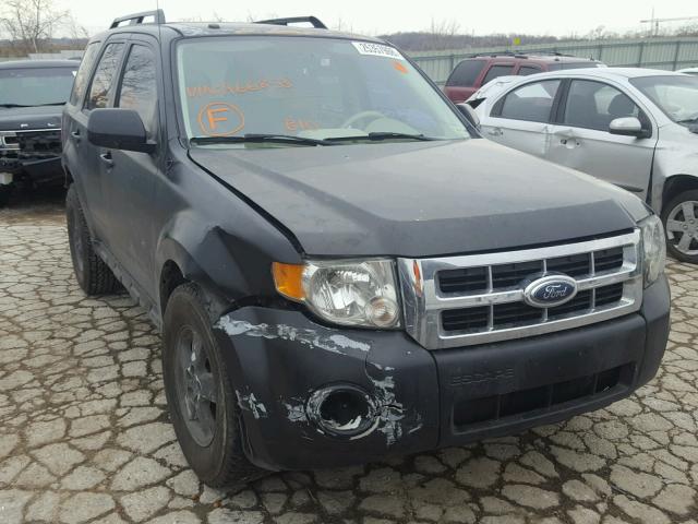 1FMCU03158KA66853 - 2008 FORD ESCAPE XLT BLACK photo 1