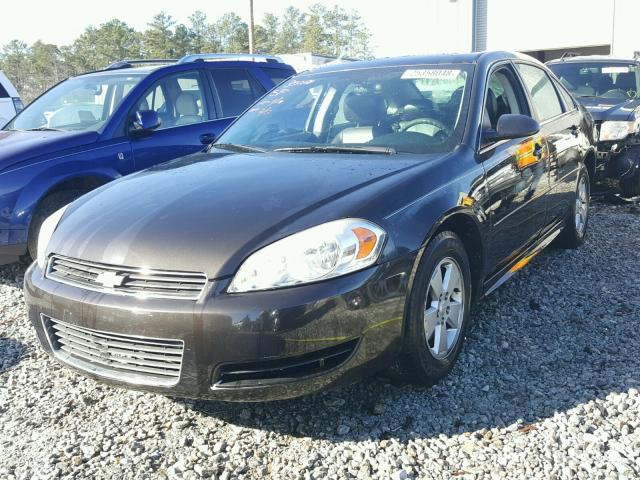 2G1WT57N391138660 - 2009 CHEVROLET IMPALA 1LT BROWN photo 2