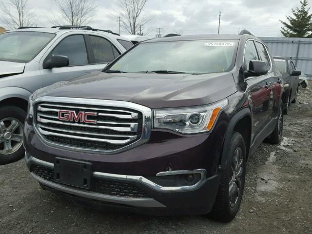 1GKKNULS1JZ170674 - 2018 GMC ACADIA SLT იასამნისფერი ფოტო 2