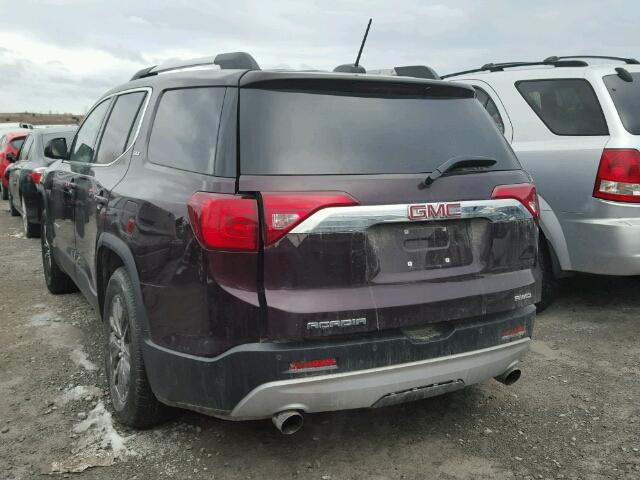 1GKKNULS1JZ170674 - 2018 GMC ACADIA SLT იასამნისფერი ფოტო 3