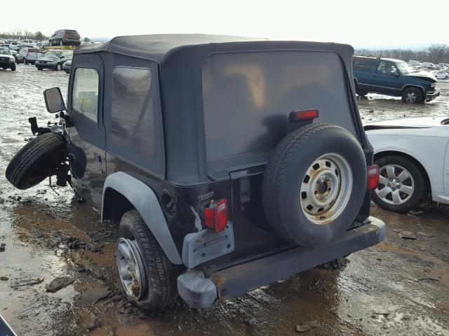 1J4FA29PX2P753154 - 2002 JEEP WRANGLER / BLACK photo 3