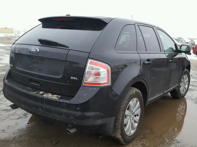 2FMDK38C28BA61979 - 2008 FORD EDGE SEL BLACK photo 4