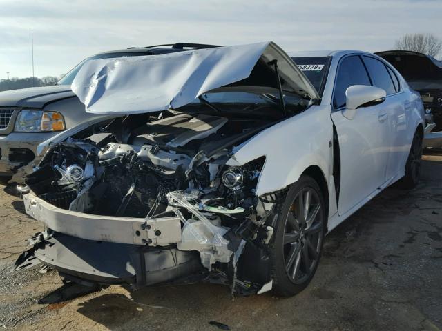 JTHBE1BL2E5032691 - 2014 LEXUS GS 350 WHITE photo 2