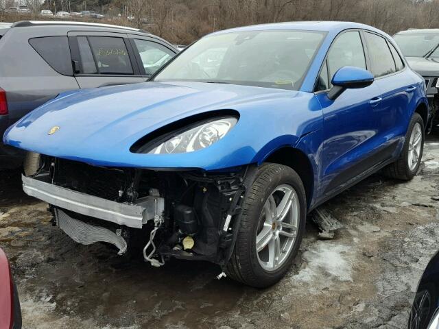 WP1AA2A56HLB82044 - 2017 PORSCHE MACAN BLUE photo 2