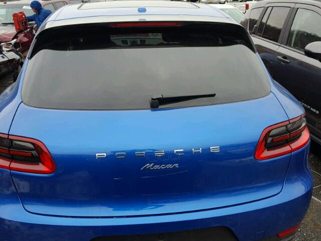 WP1AA2A56HLB82044 - 2017 PORSCHE MACAN BLUE photo 9