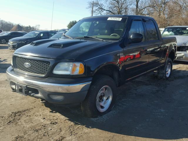 1FTRW08L21KC12571 - 2001 FORD F150 SUPER BLACK photo 2