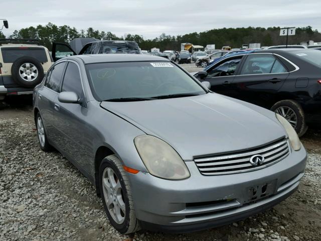 JNKCV51F54M704478 - 2004 INFINITI G35 GRAY photo 1