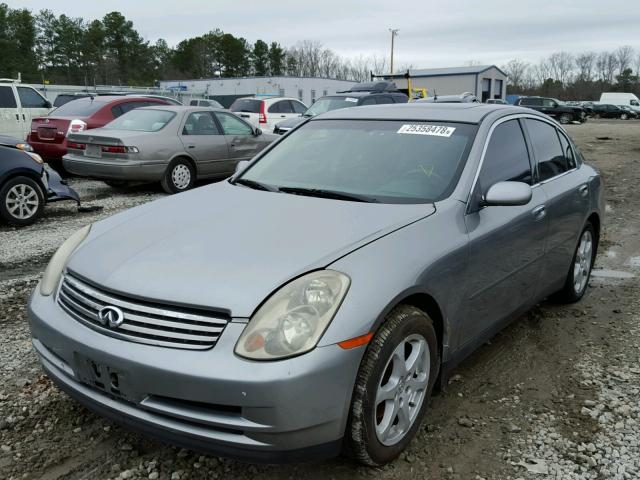 JNKCV51F54M704478 - 2004 INFINITI G35 GRAY photo 2