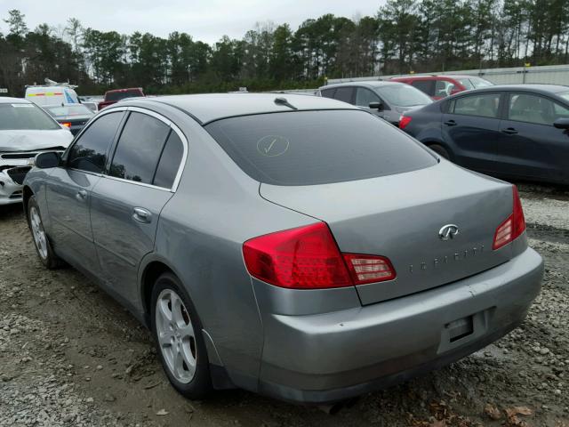 JNKCV51F54M704478 - 2004 INFINITI G35 GRAY photo 3