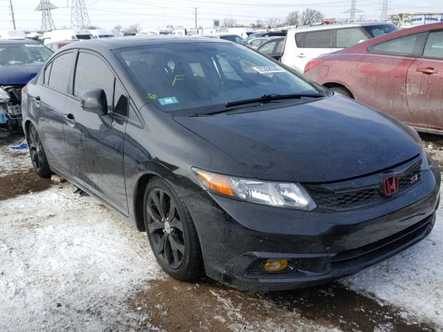 2HGFB6E56CH704877 - 2012 HONDA CIVIC SI BLACK photo 1