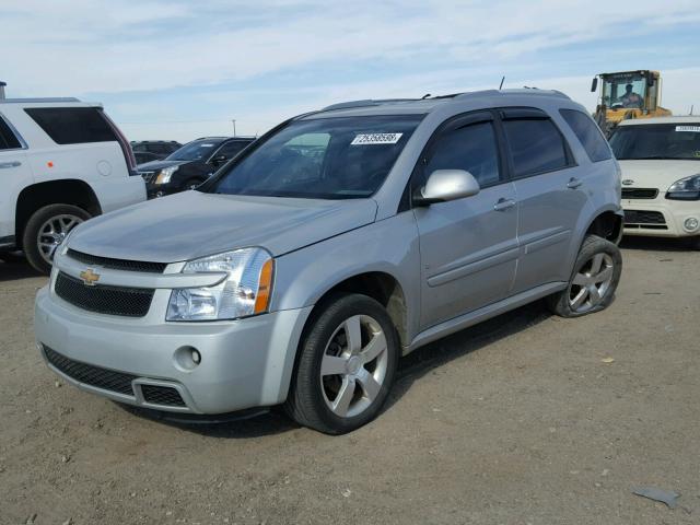 2CNDL037786315345 - 2008 CHEVROLET EQUINOX SP SILVER photo 2