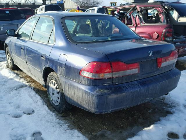 1HGCF86692A058726 - 2002 HONDA ACCORD VAL BLUE photo 3