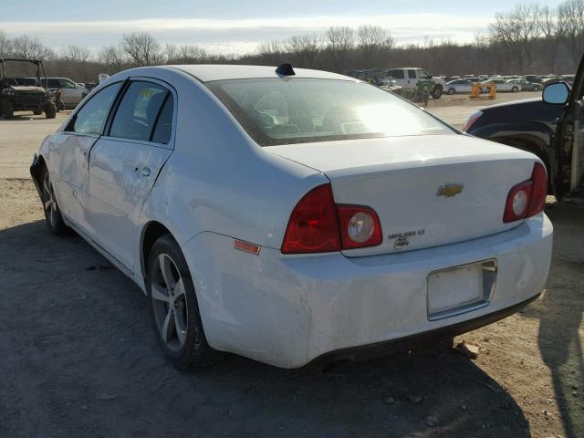 1G1ZC5EU9CF252279 - 2012 CHEVROLET MALIBU 1LT WHITE photo 3