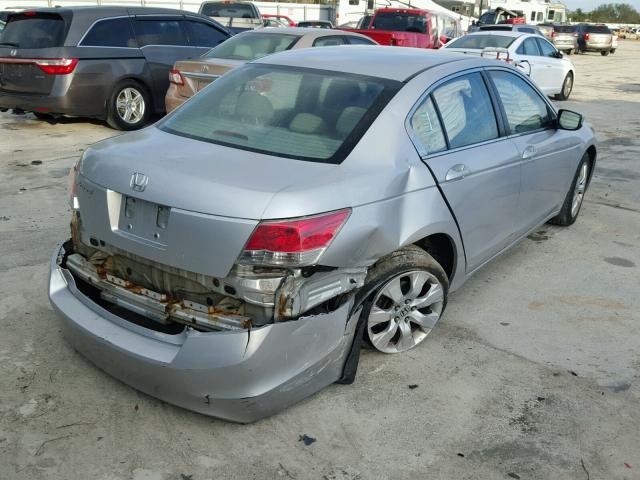 1HGCP26748A105740 - 2008 HONDA ACCORD EX SILVER photo 4