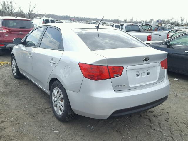 KNAFT4A2XA5874804 - 2010 KIA FORTE LX SILVER photo 3