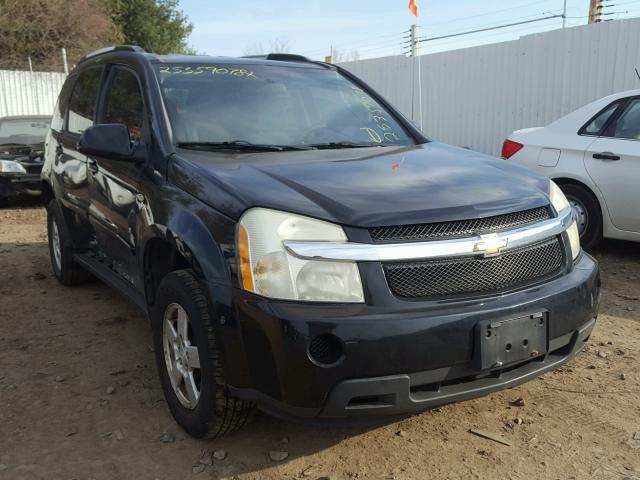 2CNDL73F176101238 - 2007 CHEVROLET EQUINOX LT BLACK photo 1