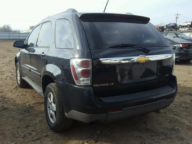 2CNDL73F176101238 - 2007 CHEVROLET EQUINOX LT BLACK photo 3