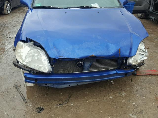 1HGEM1159YL006997 - 2000 HONDA CIVIC SI BLUE photo 9