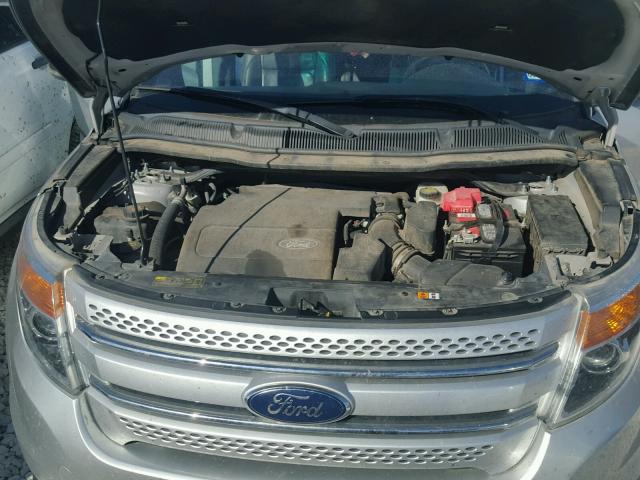 1FMHK7F81CGA28240 - 2012 FORD EXPLORER L SILVER photo 7