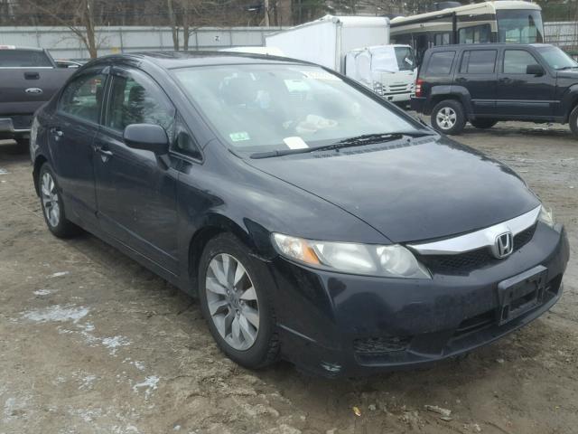 2HGFA168X9H355973 - 2009 HONDA CIVIC EX შავი ფოტო 1
