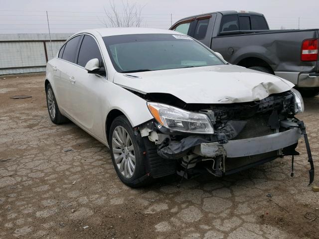 2G4GR5EK7C9148471 - 2012 BUICK REGAL WHITE photo 1