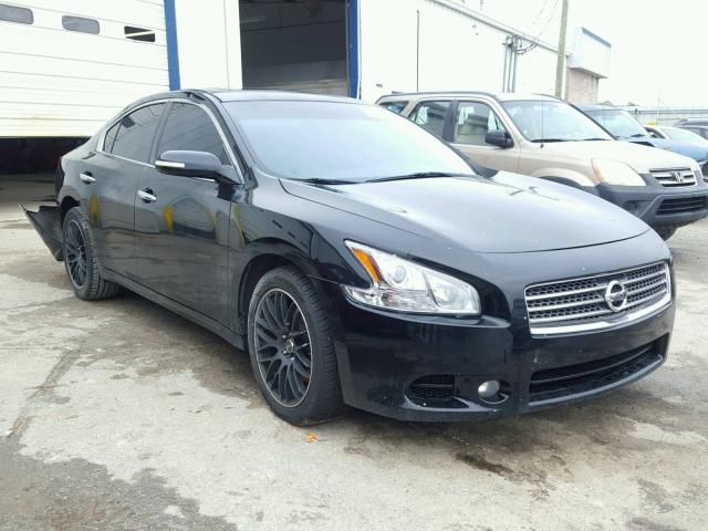 1N4AA5AP1AC840255 - 2010 NISSAN MAXIMA S BLACK photo 1