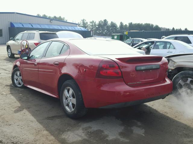 2G2WP552881181026 - 2008 PONTIAC GRAND PRIX RED photo 3
