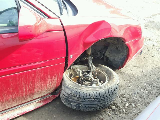 2G2WP552881181026 - 2008 PONTIAC GRAND PRIX RED photo 9