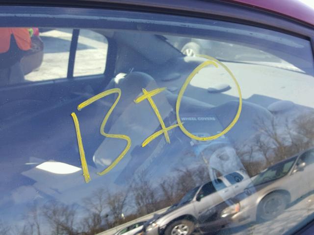 1G8AJ55F67Z108246 - 2007 SATURN ION LEVEL 栗色 照片 9