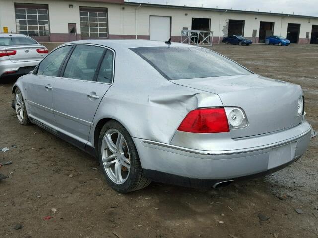 WVWAF63D348010579 - 2004 VOLKSWAGEN PHAETON SILVER photo 3