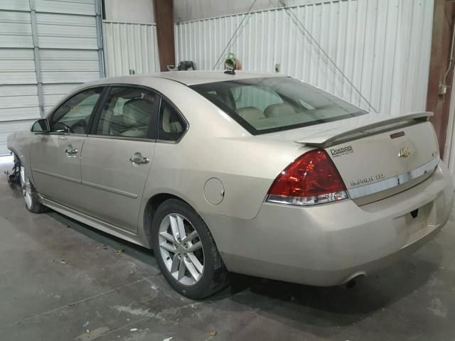 2G1WC5EM4A1261706 - 2010 CHEVROLET IMPALA LTZ TAN photo 3