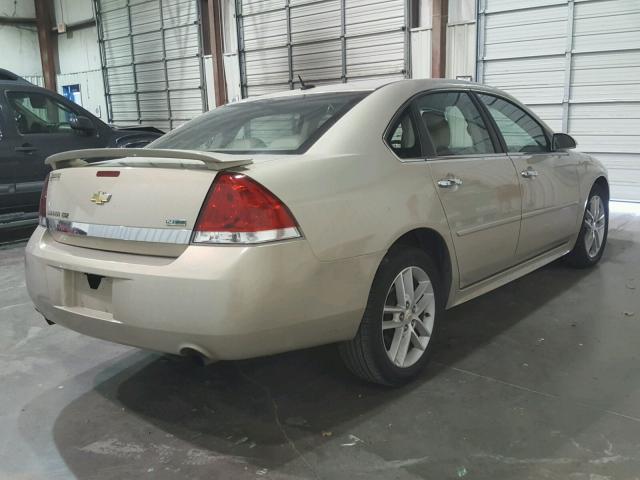 2G1WC5EM4A1261706 - 2010 CHEVROLET IMPALA LTZ TAN photo 4