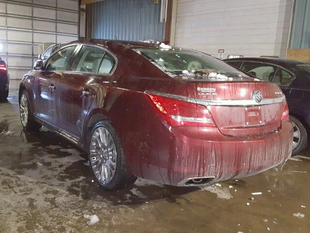 1G4GF5G3XFF296558 - 2015 BUICK LACROSSE P RED photo 3