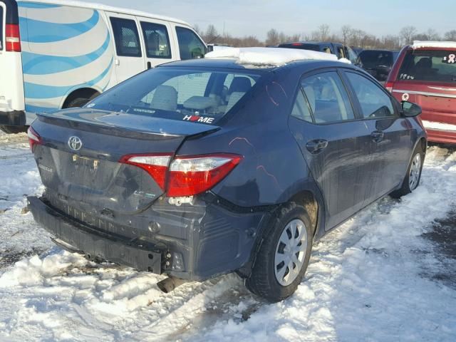 2T1BPRHE9EC007566 - 2014 TOYOTA COROLLA EC 蓝色 照片 4