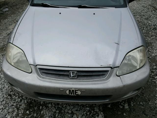 1HGEJ6127XL034355 - 1999 HONDA CIVIC DX SILVER photo 7