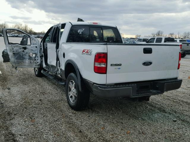 1FTPW14554KB94771 - 2004 FORD F150 SUPER WHITE photo 3