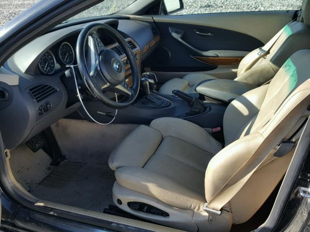 WBAEK734X4B321431 - 2004 BMW 645 CI AUT BLACK photo 5