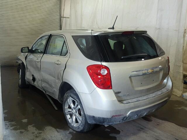 2GNFLCEK2D6383022 - 2013 CHEVROLET EQUINOX LS GOLD photo 3