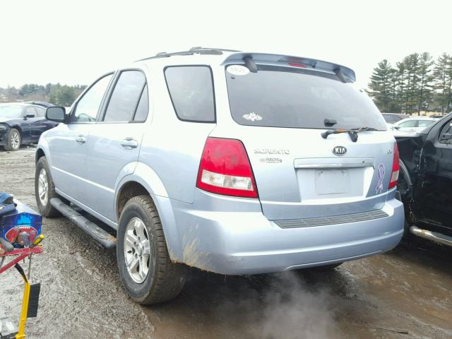 KNDJC733165506619 - 2006 KIA SORENTO EX BLUE photo 3