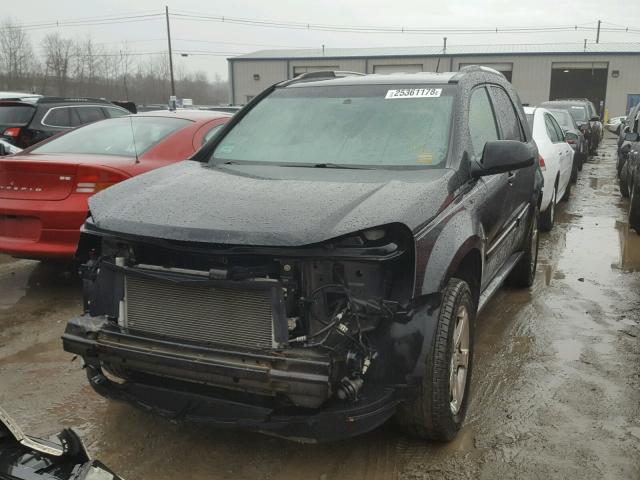 2CNDL73F876029583 - 2007 CHEVROLET EQUINOX LT BLACK photo 2