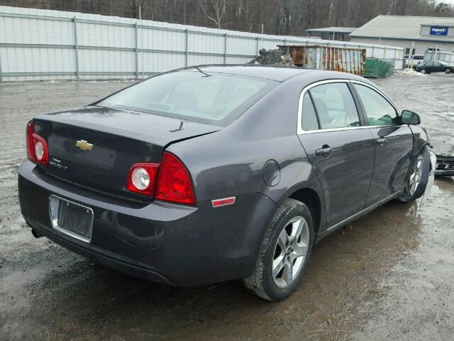 1G1ZC5EB7A4112576 - 2010 CHEVROLET MALIBU 1LT GRAY photo 4